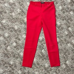 Express red dress pants size 0 regular